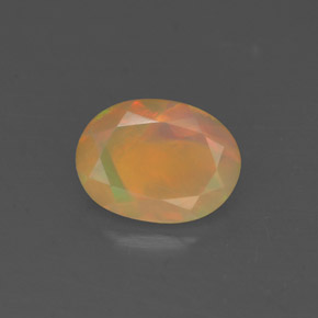 Ópalo multicolor natural de 0,69 ct, transparente, transparente / translúcido