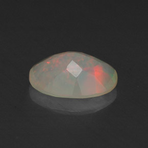 Ópalo multicolor natural de 0,51 ct, transparente, transparente / translúcido