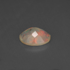 Ópalo multicolor natural de 0,75 ct, transparente, transparente / translúcido