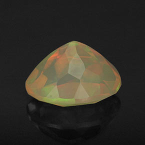 Ópalo multicolor natural de 1,43 ct, transparente, transparente / translúcido