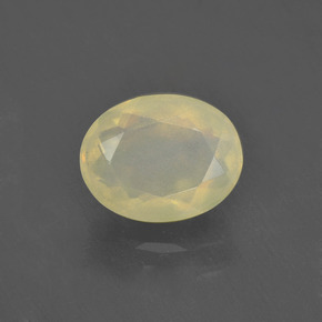 Ópalo multicolor natural de 1,20 ct, corte óvalo, translúcido