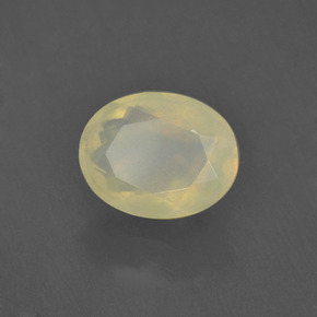 Ópalo multicolor natural de 1,20 ct, corte óvalo, translúcido