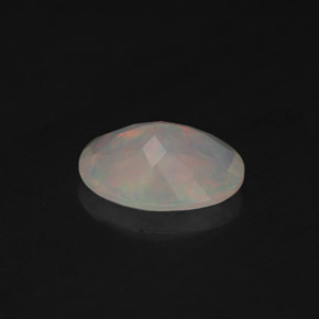 Ópalo multicolor natural de 0,95 ct, transparente, transparente / translúcido