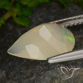 Ópalo Multicolor natural de 1.91 ct, En forma de pera, Translúcido