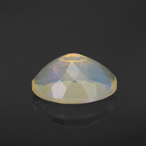 Ópalo multicolor natural de 2,49 ct, transparente, transparente / translúcido