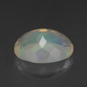 Ópalo multicolor natural de 2,03 ct, transparente, transparente / translúcido