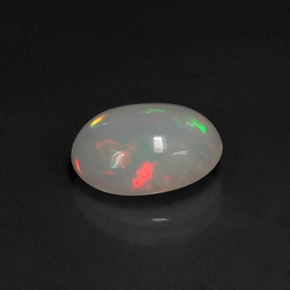 Ópalo multicolor natural de 2,24 ct, corte óvalo, translúcido