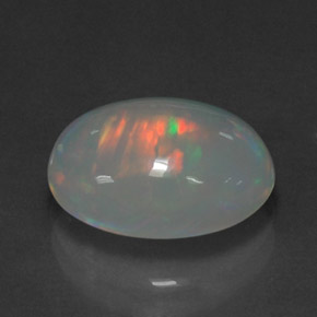 Ópalo multicolor natural de 3,04 ct, transparente, transparente / translúcido