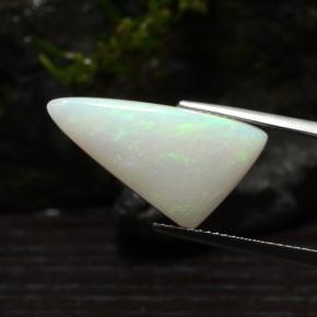 Ópalo multicolor natural de 5,30 ct, trillón, translúcido