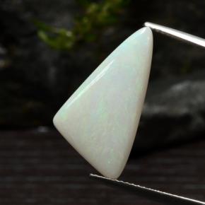 Ópalo multicolor natural de 5,30 ct, trillón, translúcido