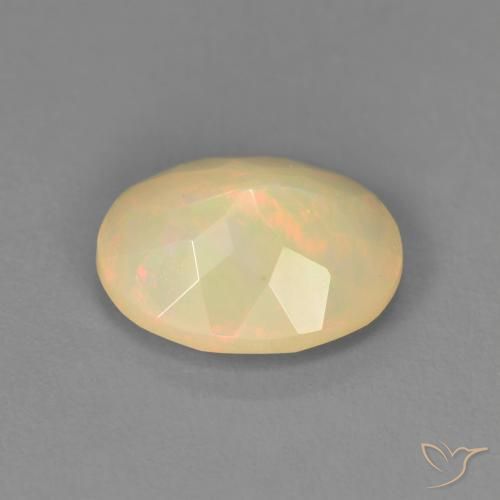 Ópalo Multicolor natural de 1.48 ct, Ovalada, Translúcido