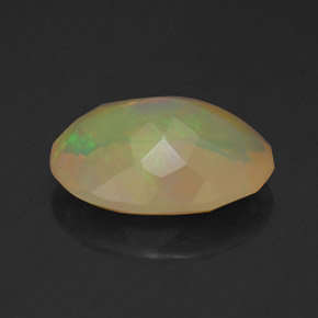 Ópalo multicolor natural de 1,49 ct, transparente, transparente / translúcido