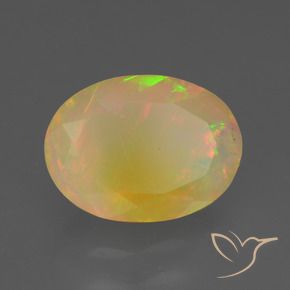 Ópalo Multicolor natural de 1.81 ct, Ovalada, Translúcido