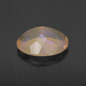Ópalo multicolor natural de 1,88 ct, corte óvalo, transparente