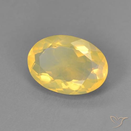 Ópalo multicolor natural de 1,45 ct, corte óvalo, transparente
