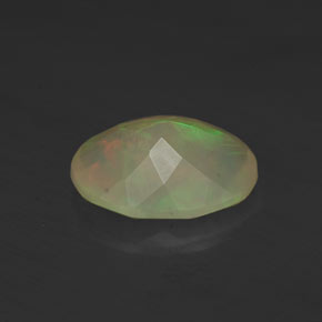 Ópalo multicolor natural de 1,27 ct, transparente, transparente / translúcido