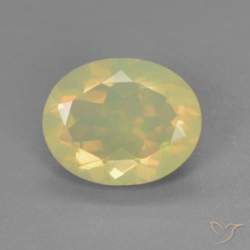 1.43ct Natural Multicolor Ópalo, Ovalada, Transparente
