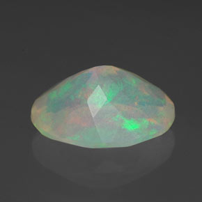 Ópalo multicolor natural de 1,96 ct, transparente, transparente / translúcido