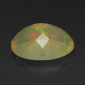 Ópalo multicolor natural de 1,52 ct, transparente, transparente / translúcido