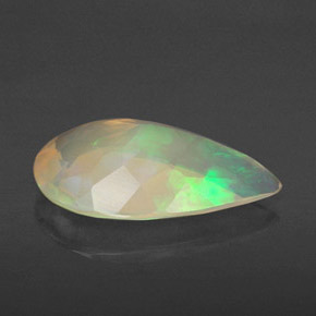 Ópalo multicolor natural de 1,99 ct, transparente, transparente / translúcido