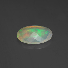Ópalo multicolor natural de 1,06 ct, transparente, transparente / translúcido