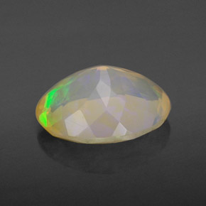 Ópalo multicolor natural de 2,34 ct, transparente, transparente / translúcido