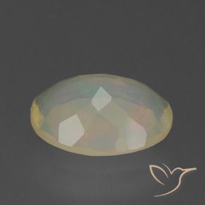 Ópalo Multicolor natural de 1.71 ct, Ovalada, Transparente