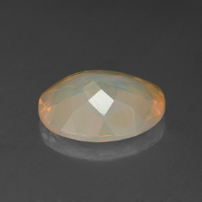 Ópalo multicolor natural de 1,39 ct, transparente, transparente / translúcido