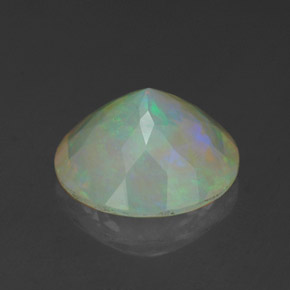 Ópalo multicolor natural de 1,92 ct, transparente, transparente / translúcido