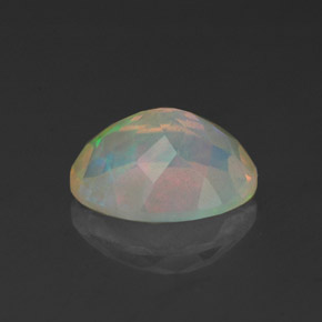 Ópalo multicolor natural de 1,52 ct, transparente, transparente / translúcido
