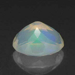 Ópalo multicolor natural de 2,11 ct, transparente, transparente / translúcido