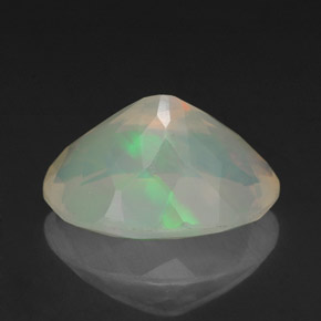 Ópalo multicolor natural de 1,97 ct, transparente, transparente / translúcido