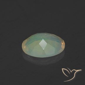 Ópalo Multicolor natural de 1.47 ct, Ovalada, Transparente