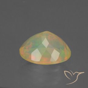 Ópalo Multicolor natural de 1.44 ct, Ovalada, Translúcido