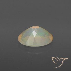 Ópalo Multicolor natural de 1.50 ct, Ovalada, Transparente