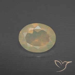 1.38ct Natural Multicolor Ópalo, Ovalada, Transparente