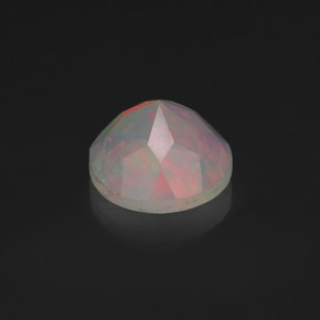 Ópalo multicolor natural de 0,58 ct, transparente, transparente / translúcido
