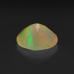 Ópalo multicolor natural de 1,22 ct, transparente, transparente / translúcido