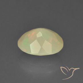 Ópalo Multicolor natural de 1.09 ct, Ovalada, Translúcido