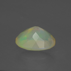 Ópalo multicolor natural de 1,18 ct, corte óvalo, translúcido