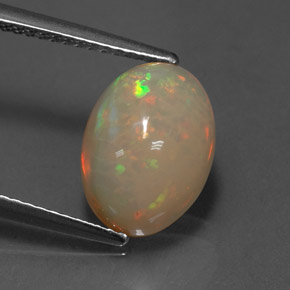 Ópalo Multicolor natural de 2.63 ct, Transparente, Transparente / Translúcido