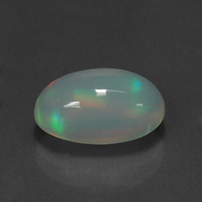 Ópalo multicolor natural de 2,51 ct, transparente, transparente / translúcido