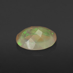 Ópalo multicolor natural de 1,37 ct, transparente, transparente / translúcido