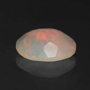 Ópalo multicolor natural de 1,57 ct, transparente, transparente / translúcido