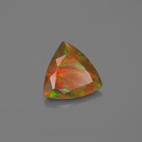 Ópalo Multicolor natural de 1.10 ct, Trillón, Translúcido