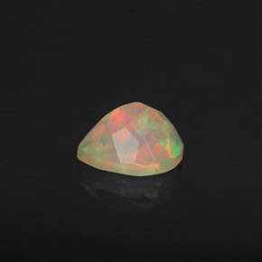 Ópalo Multicolor natural de 0.60 ct, Transparente, Transparente / Translúcido