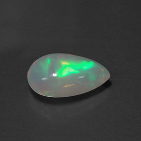 Ópalo multicolor natural de 2,78 ct, transparente, transparente / translúcido