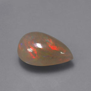 Ópalo multicolor natural de 3,85 ct, transparente, transparente / translúcido