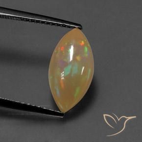 1.85ct Natural Multicolor Ópalo, Marquesa, Transparente / Translúcido