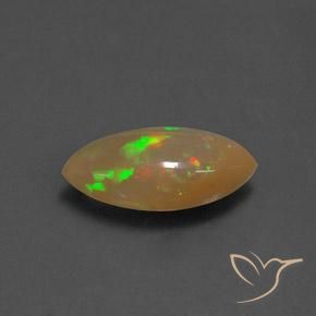 Ópalo Multicolor natural de 1.85 ct, Marquesa, Transparente / Translúcido